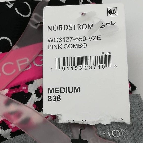 BCBGeneration Lot Of 5 Womens Cheeky Panties Multicolor Leopard Stretch M New - Picture 9 of 9